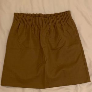 J Crew Camel Wool Skirt